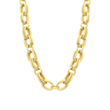 Stainless steel goldplated ketting voor dames