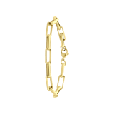 Armband, Edelstahl, vergoldet (750 Gold), Oriane