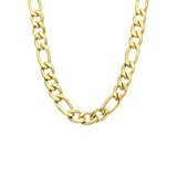 Stainless steel goldplated ketting voor dames