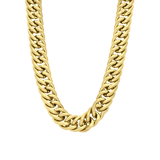 Halskette, Edelstahl, vergoldet (750 Gold), Denise