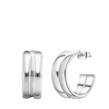Stainless steel oorbellen Solange