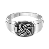 Ring, 925 Silber, Surinam-Teppichklopfer