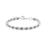 Kordelarmband, 925 Silber