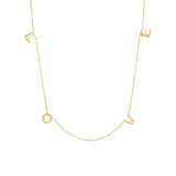 14 Karaat geelgouden ketting love