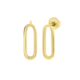 Ohrringe, 585 Gelbgold, Büroklammer