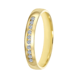 Trauring für Damen, 375 Gelbgold, 3 mm, Alena TW 302