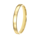 14K geelgouden heren trouwring 3mm Dunya TW 303