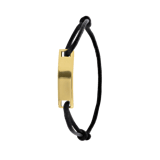 Stainless steel goldplated koordarmband voor dames