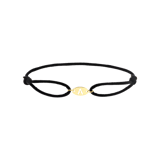Stainless steel goldplated koordarmband voor dames