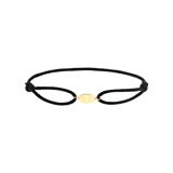 Stainless steel goldplated koordarmband voor dames