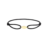 Stainless steel goldplated koordarmband voor dames