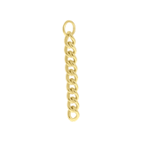 Zilveren goldplated oorbelhangers gourmet voor dames