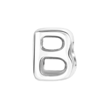 Gerecycled stainless steel charm letter