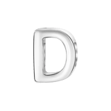 Gerecycled stainless steel charm letter