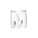 Gerecycled stainless steel charm letter