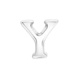 Gerecycled stainless steel charm letter