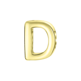 Anhänger, Edelstahl, vergoldet, Buchstabe