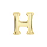 Anhänger, Edelstahl, vergoldet, Buchstabe