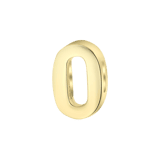 Stainless steel goldplated letterhanger voor dames