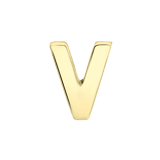 Stainless steel goldplated letterhanger voor dames