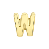 Stainless steel goldplated letterhanger voor dames