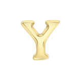 Stainless steel goldplated letterhanger voor dames