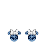 Disney Minnie Ohrringe, 925 Silber, Geburtssteine
