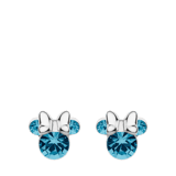 Disney Minnie Ohrringe, 925 Silber, Geburtssteine