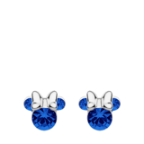 Disney Minnie Ohrringe, 925 Silber, Geburtssteine