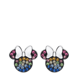 Disney Minnie Ohrringe, 925 Silber, Kristall
