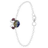 Disney Minnie Armband, 925 Silber, Kristall