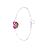 Disney Daisy & Donald Duck Armband, 925 Silber