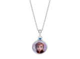 Disney Die Eiskönigin Halskette, 925 Silber, Kristall