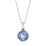 Disney Die Eiskönigin Halskette, 925 Silber, Kristall