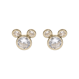 Disney 9 karaat Mickey oorbellen kristal