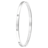 Bangle-Armreif, Edelstahl, Geburtssteine