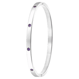 Stainless steel armband bangle geboortestenen