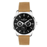 Marlow Miller Chronograf Armbanduhr mit Lederarmband