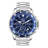 Marlow Miller Chronograf Armbanduhr, Edelstahlarmband