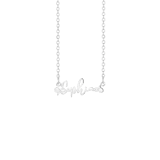 Zilveren naamketting voor dames