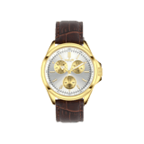 Marlow Miller Chronograf Armbanduhr mit Lederarmband