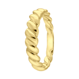 Zilveren goldplated ring voor dames