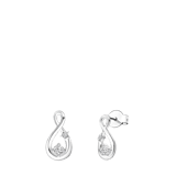 Ohrstecker, 925 Silber, Infinity, Zirkonia