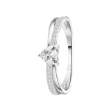 Ring, 925 Silber, mit Zirkonia