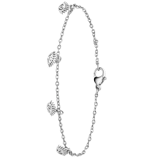 Armband, Edelstahl, mit Anhänger, Augen