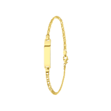 Plättchenarmband, 925 Silber, vergoldet