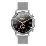 Nasa Smartwatch Digitaal Dames Horloge Zilver BNA30109-004