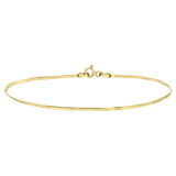 Armband, 925 Silber, vergoldet, mit Schlangenglied