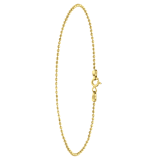 Zilveren goldplated schakelarmband voor dames