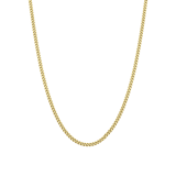 Zilveren goldplated ketting